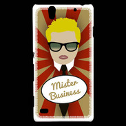 Coque Sony Xperia C4 Mister Business Blond