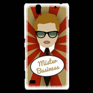 Coque Sony Xperia C4 Mister Business Roux