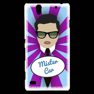 Coque Sony Xperia C4 Mister Car Brun