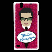 Coque Sony Xperia C4 Mister Champagne Brun