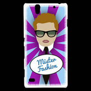 Coque Sony Xperia C4 Mister Fashion Roux