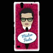 Coque Sony Xperia C4 Mister Fiesta Brun
