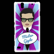 Coque Sony Xperia C4 Mister Gigolo Brun