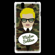 Coque Sony Xperia C4 Mister Soldier Blond