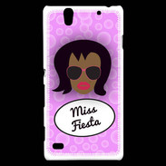 Coque Sony Xperia C4 Miss Fiesta Black