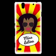 Coque Sony Xperia C4 Miss Latina Black