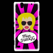 Coque Sony Xperia C4 Miss Swag Blonde