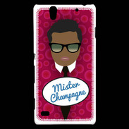 Coque Sony Xperia C4 Mister Champagne Black