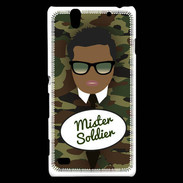 Coque Sony Xperia C4 Mister Soldier Black