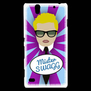 Coque Sony Xperia C4 Mister Swag Blond