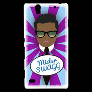 Coque Sony Xperia C4 Mister Swag Black