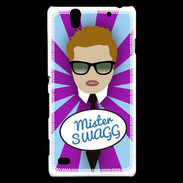 Coque Sony Xperia C4 Mister Swag Roux