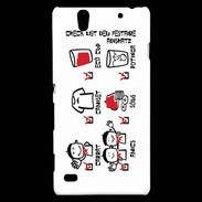 Coque Sony Xperia C4 Adishatz Check Fest G