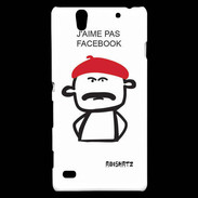 Coque Sony Xperia C4 Adishatz J'aime pas Facebook