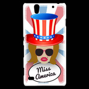 Coque Sony Xperia C4 Miss USA Rousse