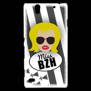 Coque Sony Xperia C4 Miss Bretagne Blonde