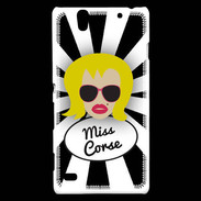 Coque Sony Xperia C4 Miss Corse Blonde