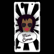 Coque Sony Xperia C4 Miss Corse Black