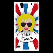 Coque Sony Xperia C4 Miss France Blonde