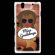 Coque Sony Xperia C4 Miss Guadeloupe Black