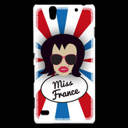 Coque Sony Xperia C4 Miss France Brune