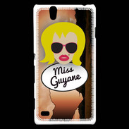 Coque Sony Xperia C4 Miss Guyane Blonde