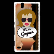 Coque Sony Xperia C4 Miss Guyane Rousse