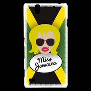 Coque Sony Xperia C4 Miss Jamaica Blonde