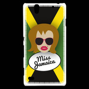 Coque Sony Xperia C4 Miss Jamaica Rousse