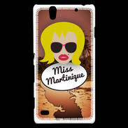 Coque Sony Xperia C4 Miss Martinique Blonde