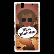 Coque Sony Xperia C4 Miss Martinique Black