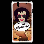Coque Sony Xperia C4 Miss Martinique Brune