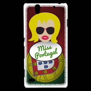 Coque Sony Xperia C4 Miss Portugal Blonde