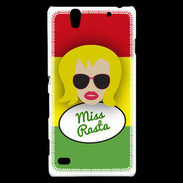 Coque Sony Xperia C4 Miss Rasta Blonde