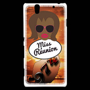 Coque Sony Xperia C4 Miss Réunion Black