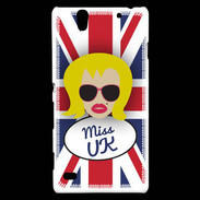 Coque Sony Xperia C4 Miss UK Blonde