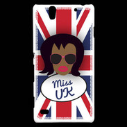 Coque Sony Xperia C4 Miss UK Black