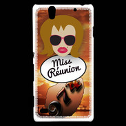 Coque Sony Xperia C4 Miss Réunion Rousse