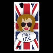 Coque Sony Xperia C4 Miss UK Rousse