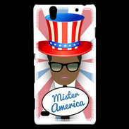 Coque Sony Xperia C4 Mister América Black