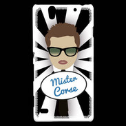 Coque Sony Xperia C4 Mister Corse Chatain