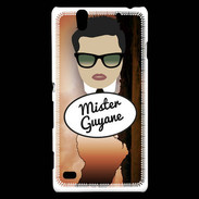 Coque Sony Xperia C4 Mister Guyane Brun
