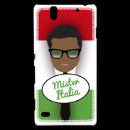 Coque Sony Xperia C4 Mister Italie Black