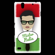 Coque Sony Xperia C4 Mister Italie Brun