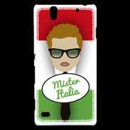 Coque Sony Xperia C4 Mister Italie Roux