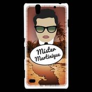 Coque Sony Xperia C4 Mister Martinique Brun