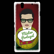 Coque Sony Xperia C4 Mister Portugal Brun