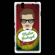 Coque Sony Xperia C4 Mister Portugal Chatain