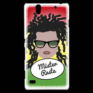 Coque Sony Xperia C4 Mister Rasta Blanc