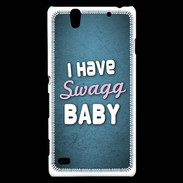 Coque Sony Xperia C4 I have Swag bleu ZG